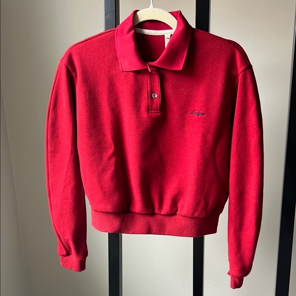 π₯ Cropped Red Polo Shirt by WConcept, XS - Picture 10 of 11